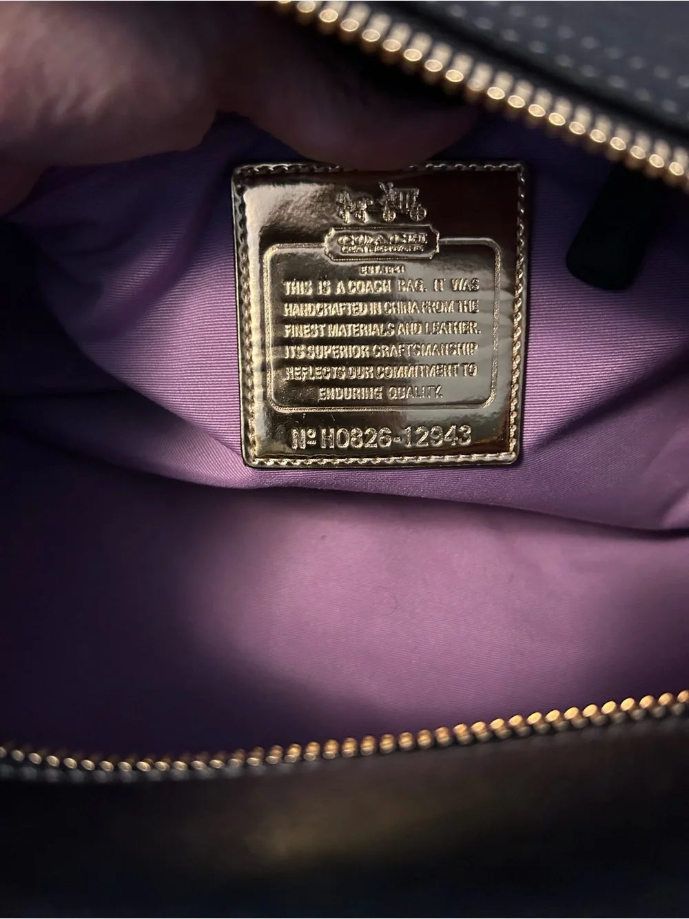Coach Black Madison Sabrina Satchel